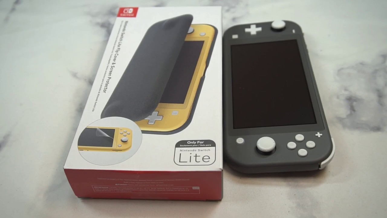 Официальный обзор чехла-книжки и защитной пленки для экрана Nintendo Switch Lite