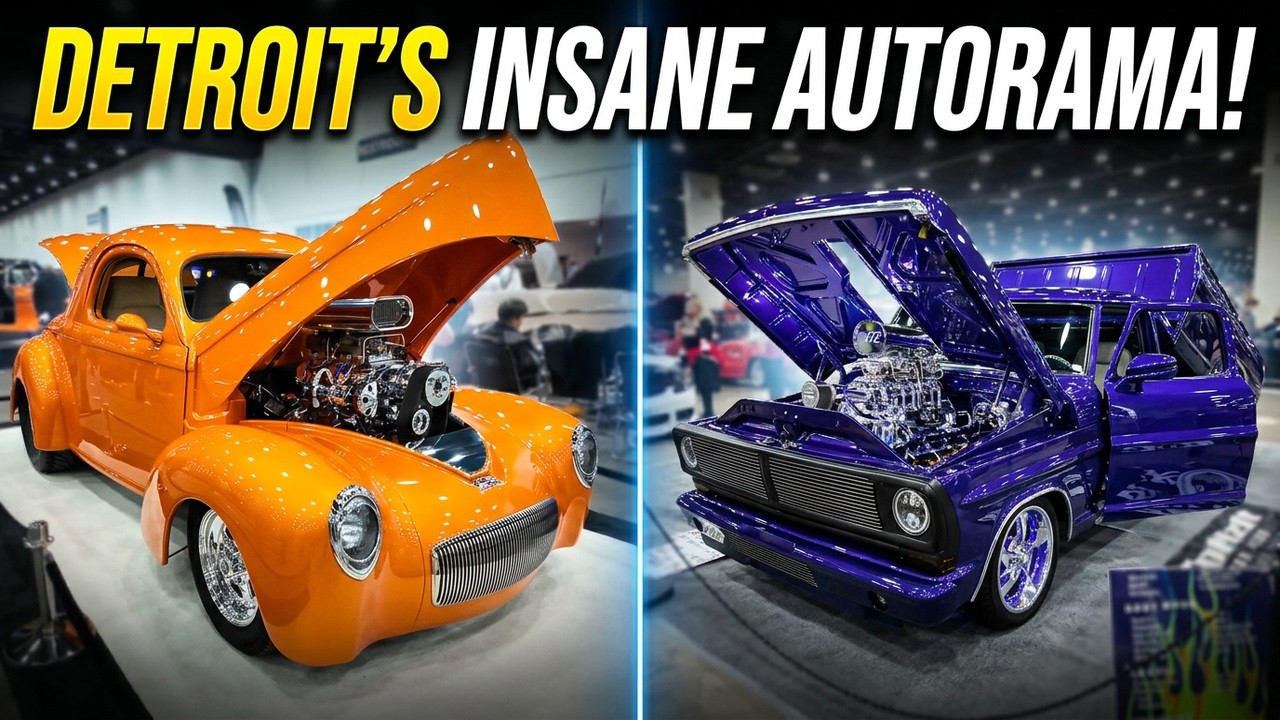 DETROIT AUTORAMA 2026 Car Show Walk through See the TOP Cars, Trucks and Motorcycles