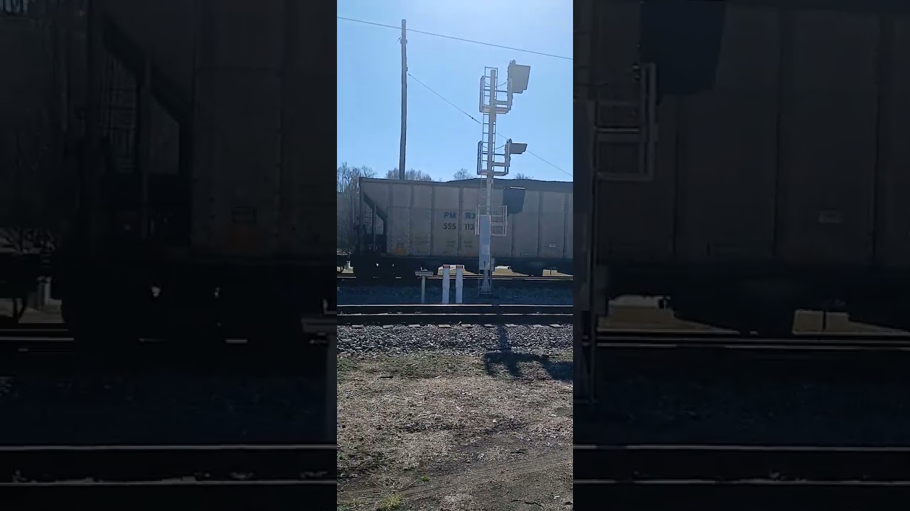 CSX loaded Coal Train in Kenova Wv 