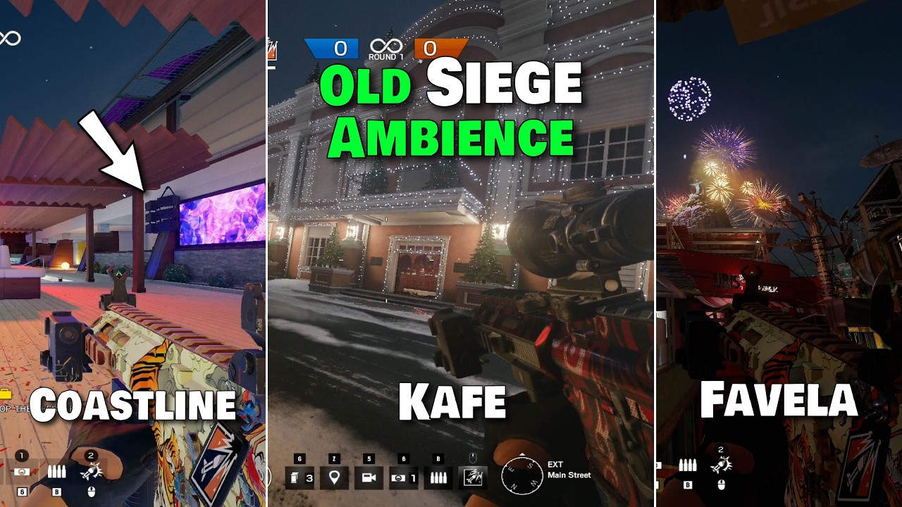 Old Siege Atmosphere (R6 Night Maps)