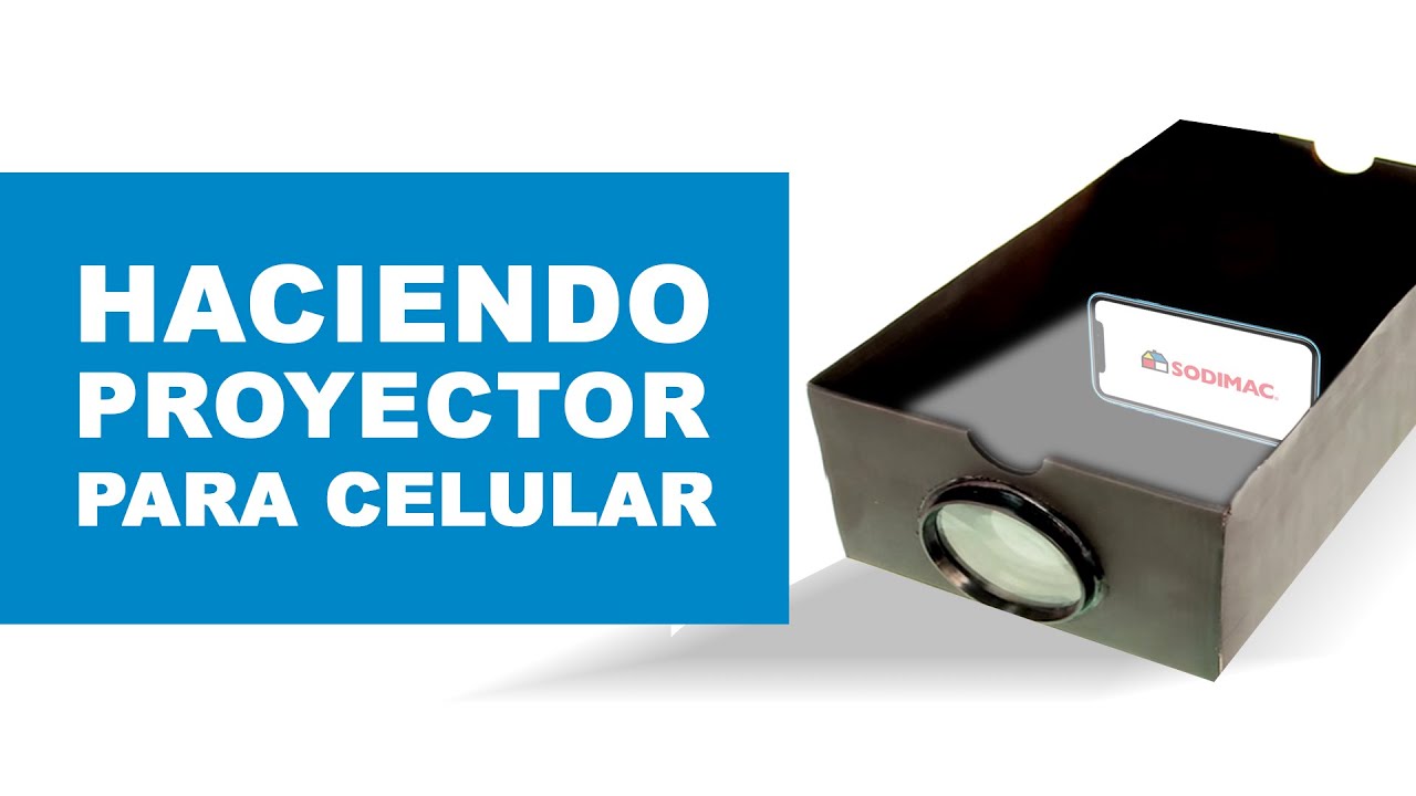 ¿Cómo hacer un proyector para celular?