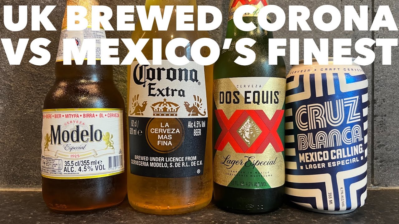UK Brewed Corona Extra, пиво Modelo Especial, пиво Dos Equis XX, Cruz Blanca Mexico Calling