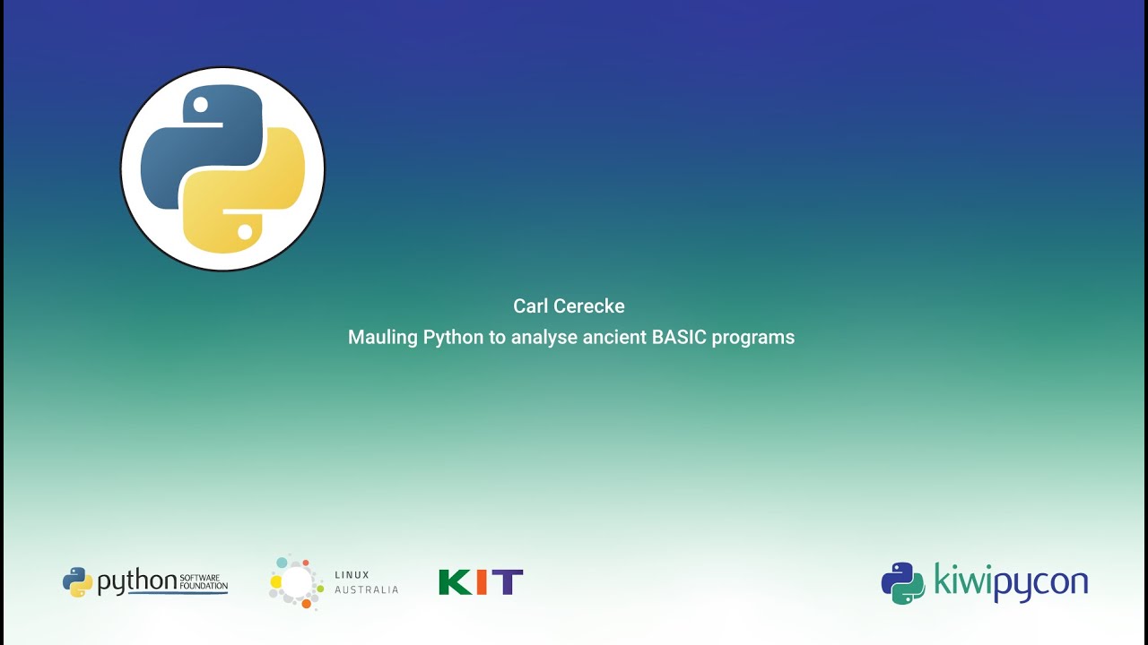 Карл Цереке использует Python для анализа древних программ на языке BASIC