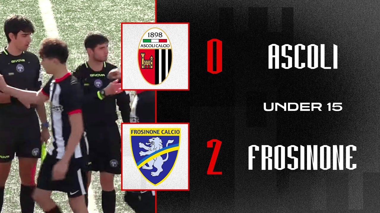 Highlights Under 15 | Ascoli-Frosinone 0-2 | Ascoli Calcio