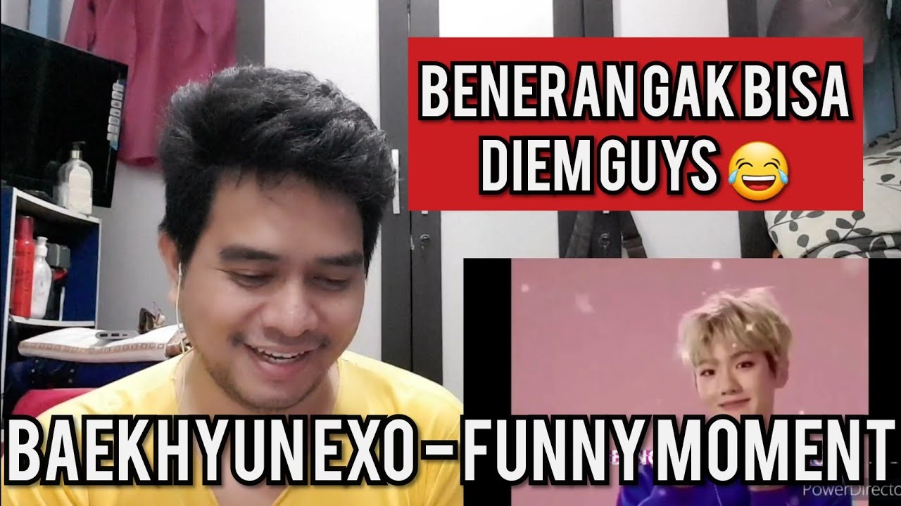 Guru Vocal Komentari BAEKHYUN EXO - FUNNY MOMENT (Reaction)