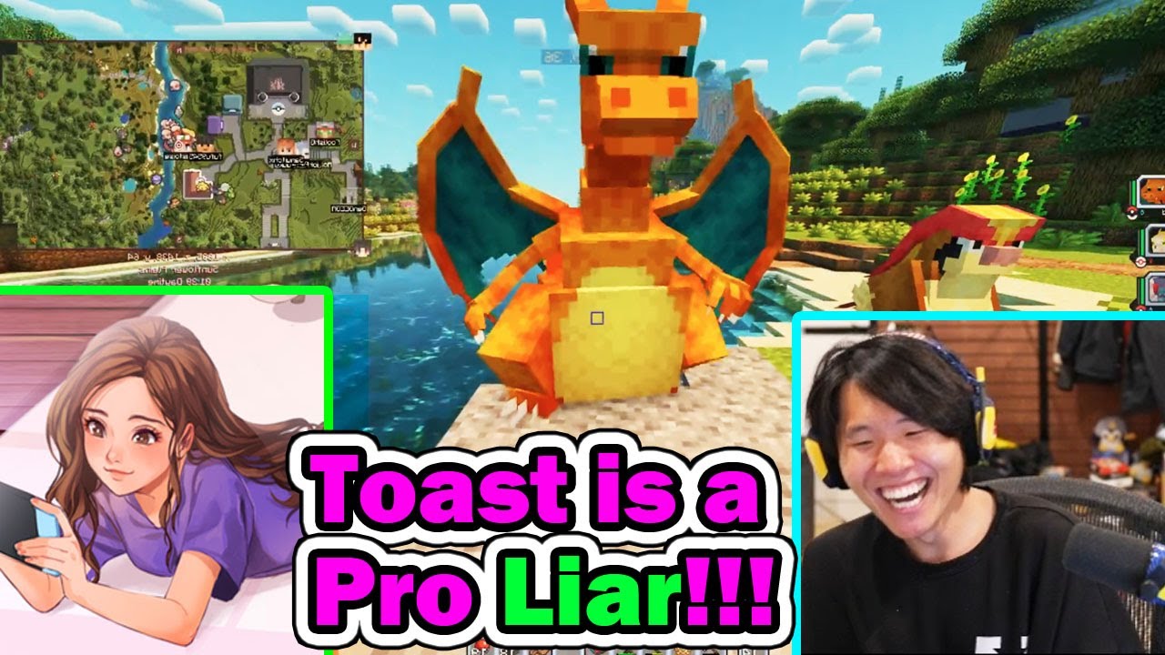 Fuslie Doesnt Trust Toast Hilarious Roleplay in Minecraft COBBLEMON