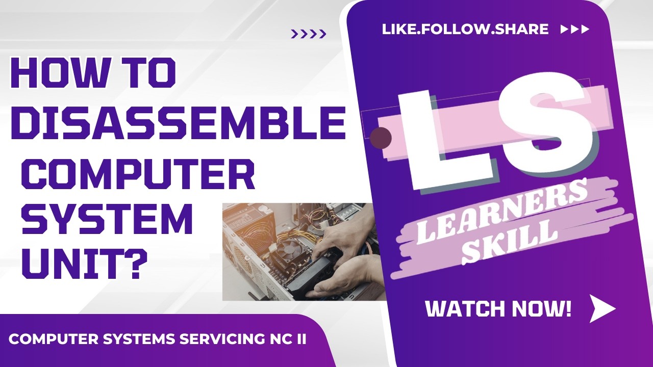 How to Disassemble Computer System Unit?