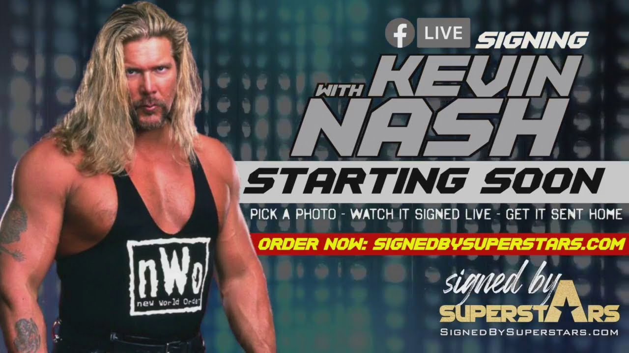 Kevin Nash LIVE in-studio signing!