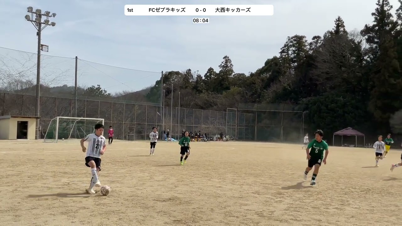 【トレーニングマッチ(U-11)】FCゼブラキッズvs大西キッカーズ　後半　PK戦　2026/02/23
