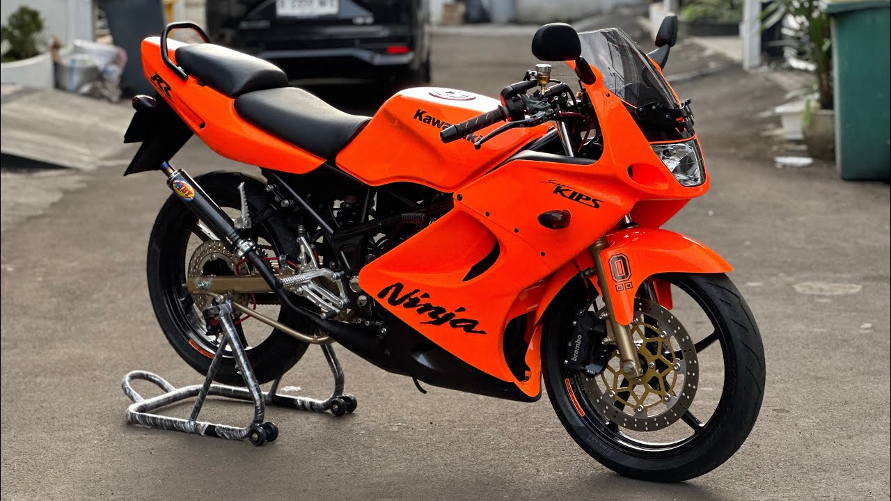 Forsale kawasaki ninja rr ckd asli orange full restorasi dan modifikasi