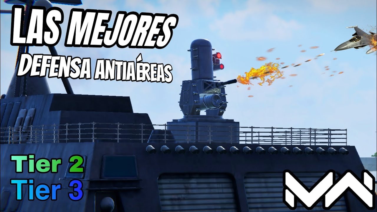 LAS MEJORES DEFENSAS ANTIAÉREAS DE TIER 2 Y 3 PARA TUS BARCOS [MODERN WARSHIPS]