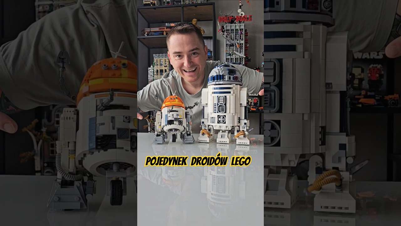 Wielki pojedynek droid&oacute;w Lego Star Wars! Chopper Vs R2D2 UCS