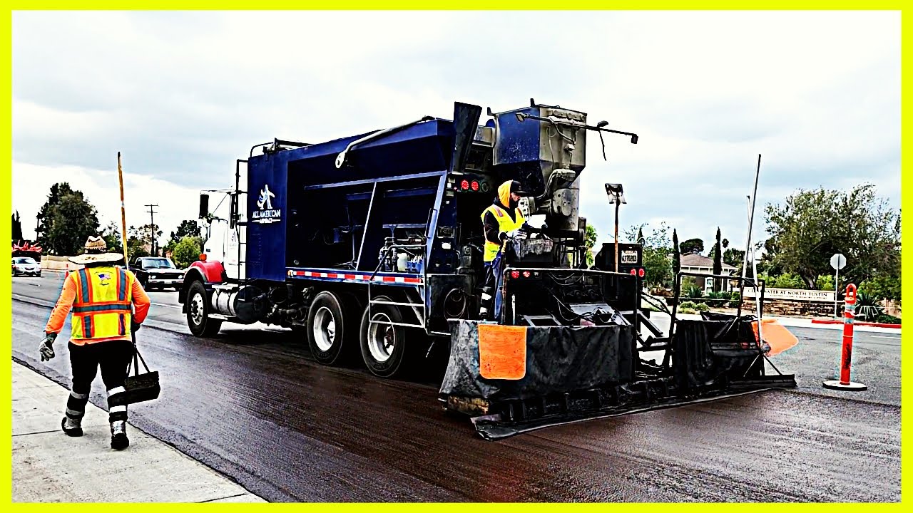 USA - NEWPORT AVE. SLURRY SEAL OVERLAY PART 2 @MasterWorkers