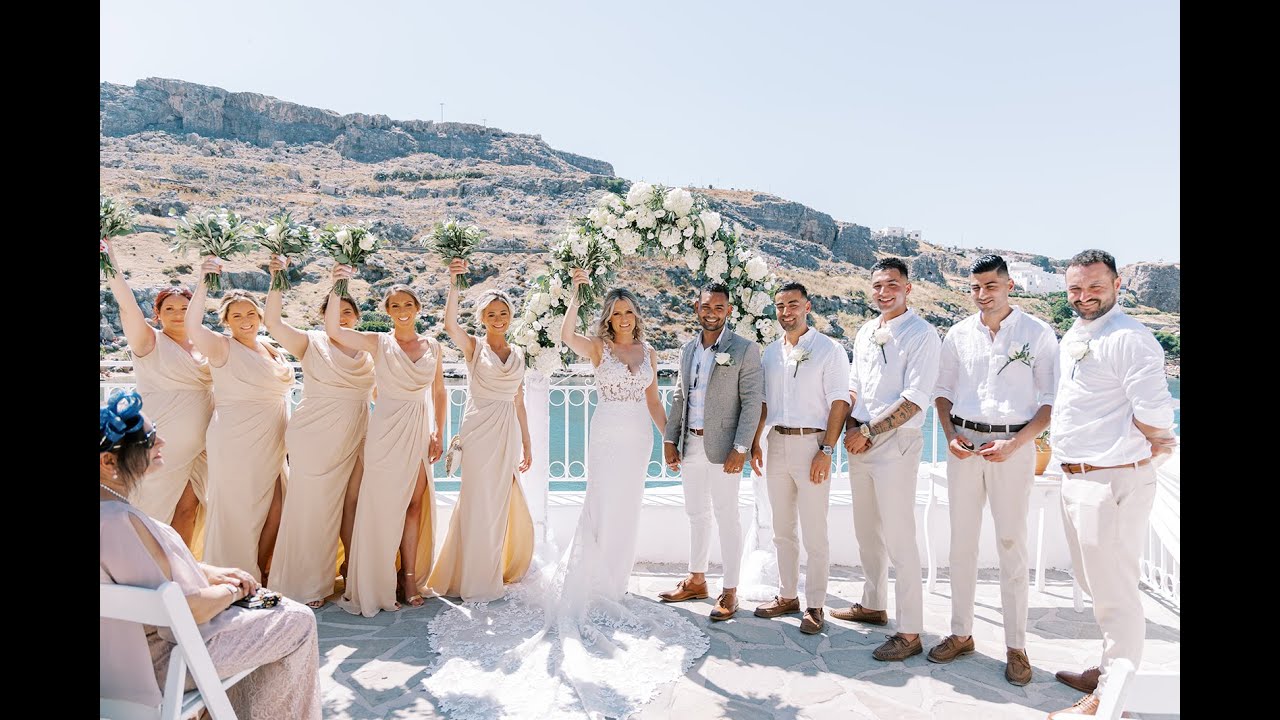 Lindos wedding - Sophie & Naveen