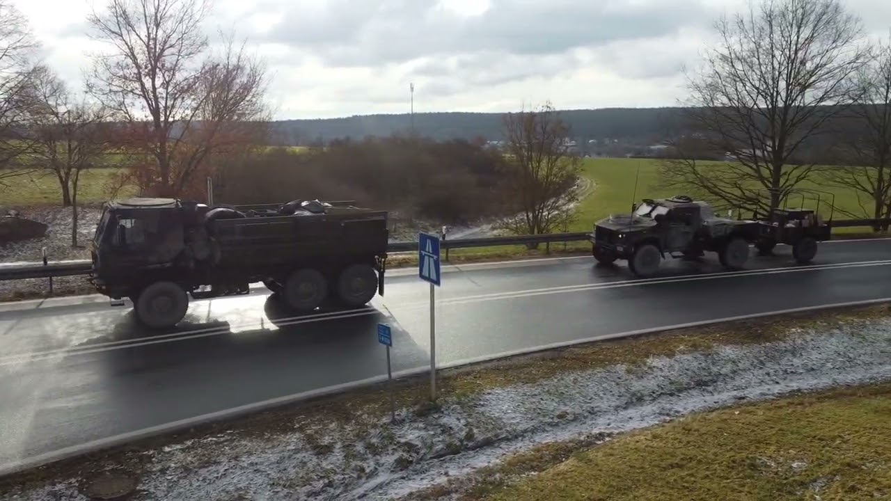 Dragoon Ready 23. Die Kolonen rollen zwischen Grafenwöhr und Hohenfels