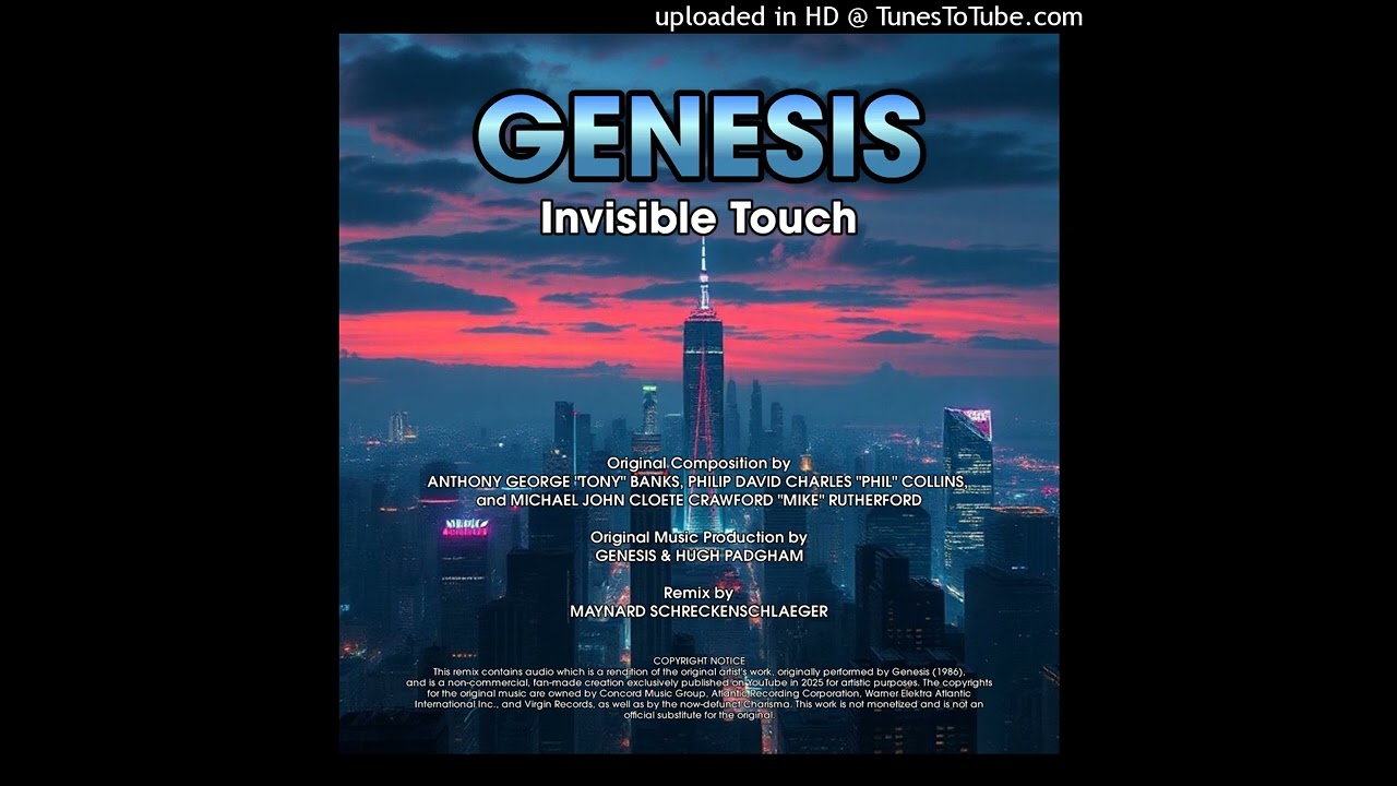 Genesis - Invisible Touch (Synthwave Metal Remix 2025)