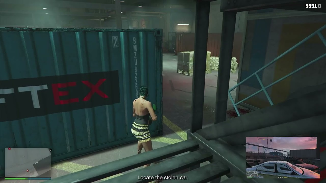 GTA - Atacked by invicible men shooting up through the floor???