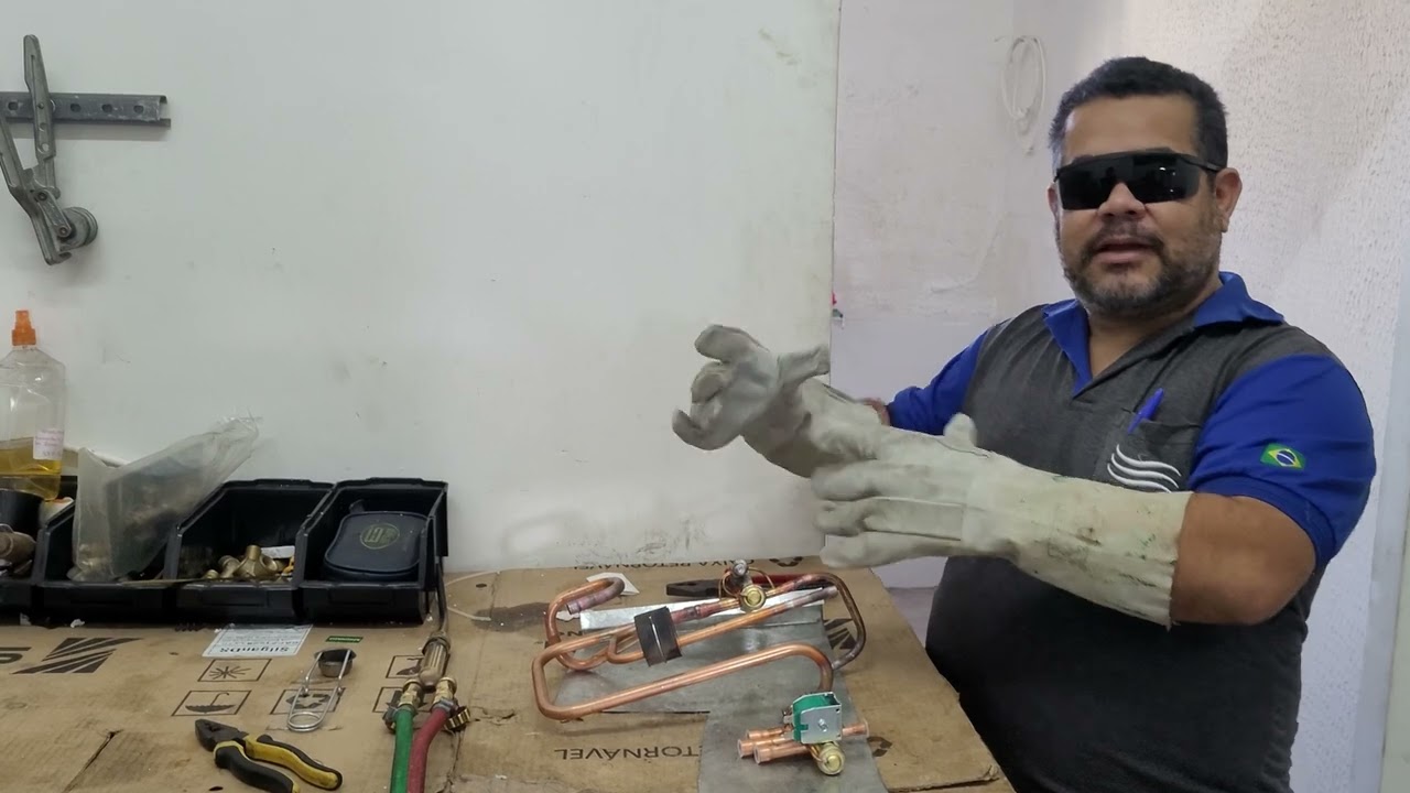 Troca da Valvula Reversora de Ar Condicionado MIDEA. Valvula 4 Vias