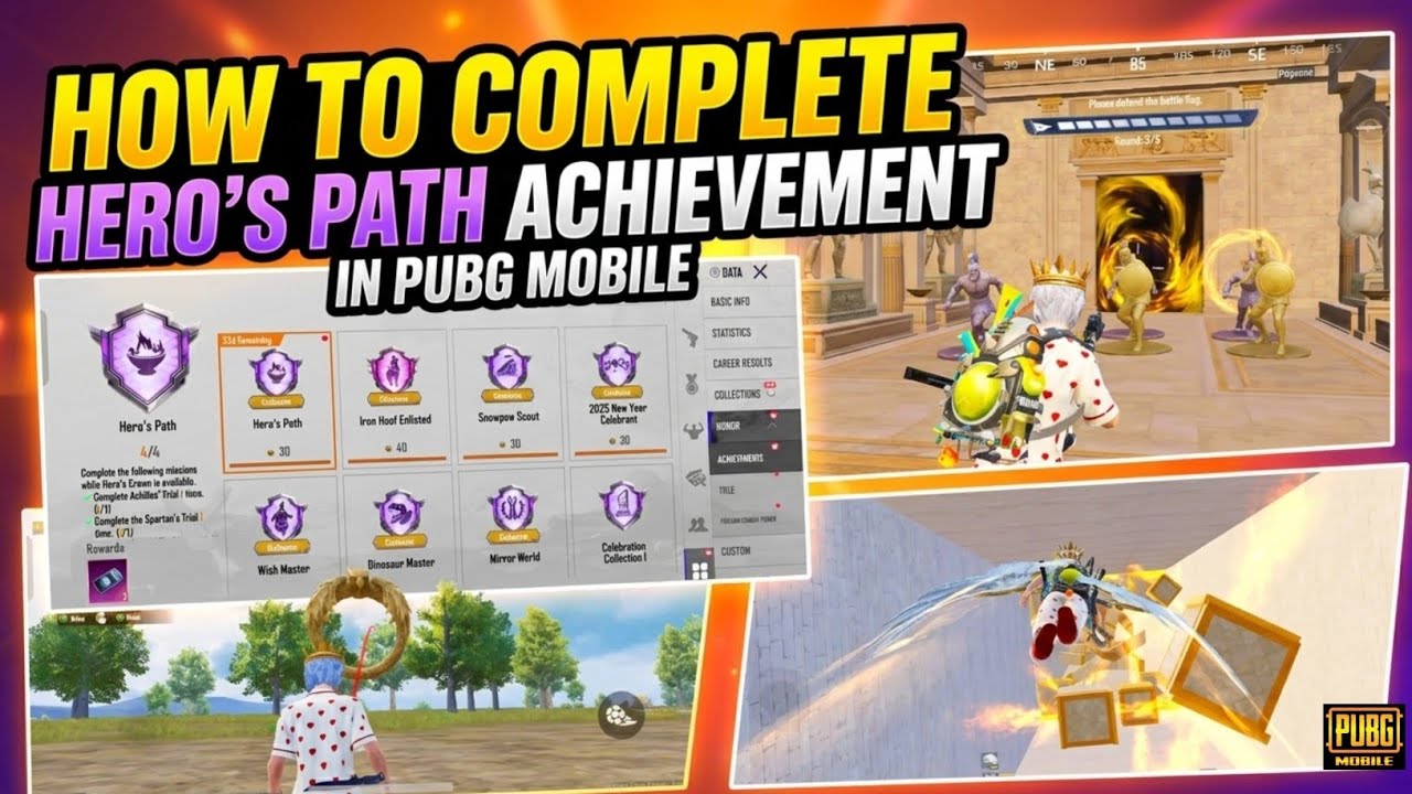 How To Complete Hero's Path Achievement In Pubg Mobile
