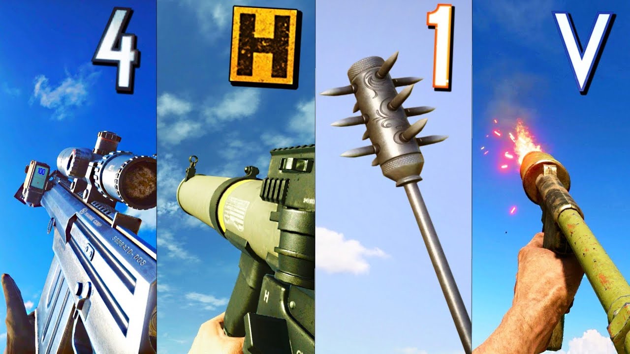 Playing with Battle Pickups in different Battlefield games...