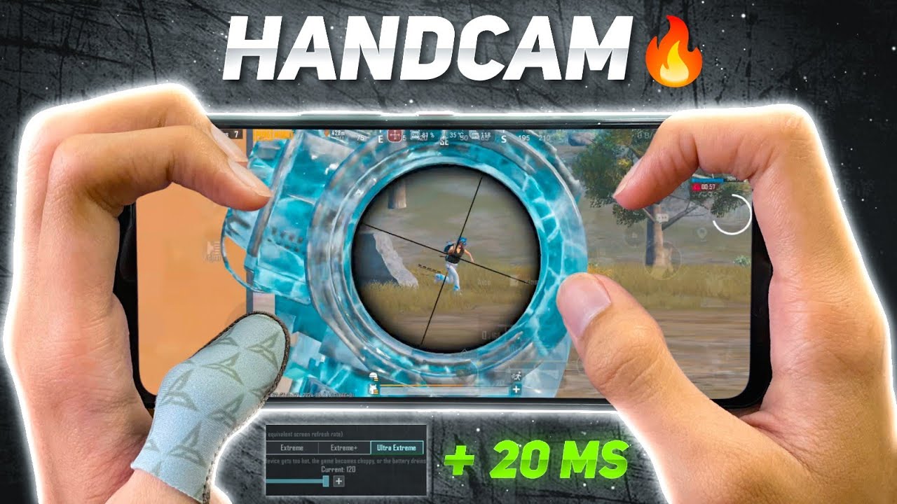Power Of 120 FPS + 20ms 😱 HANDCAM ROG Phone 6 | 5 Fingers + Gyroscope | PUBG Mobile!