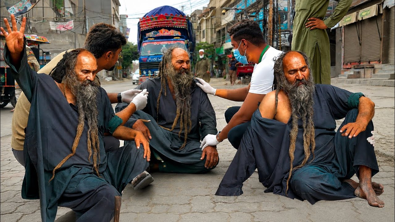 Homeless Elderly Man Found Sleeping in Sindh Bank ATM | Incredible Transformation
