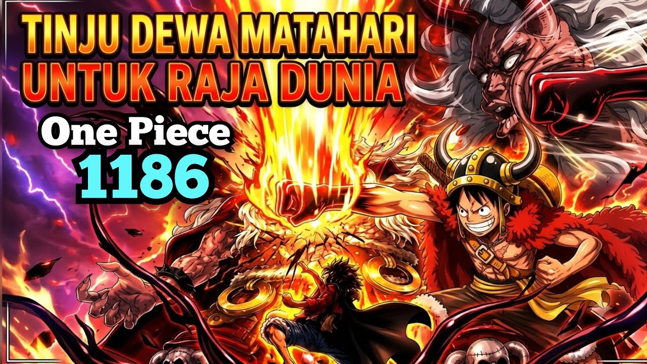 FULL SPOILER OP 1186 - YONKOU P*KUL JATUH RAJA DUNIA !!!! FULL ONE PIECE 1186