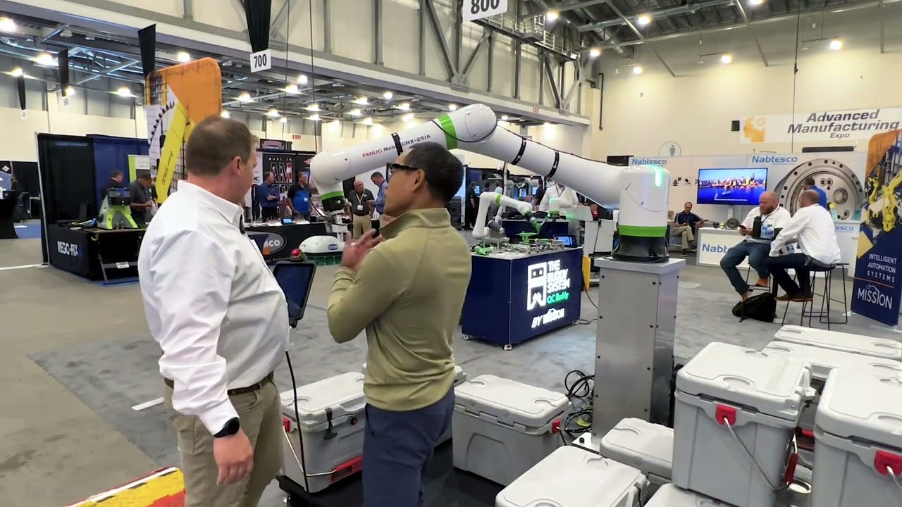 FANUC CRX COBOT Pick & Place Demo: Safety in Action