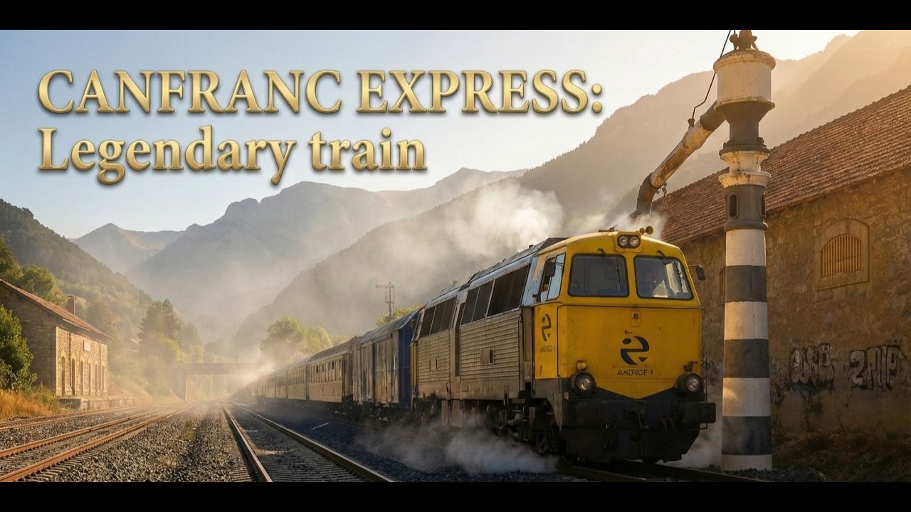 The Canfranc Express - Historical train of the the Pyrenees | Spain