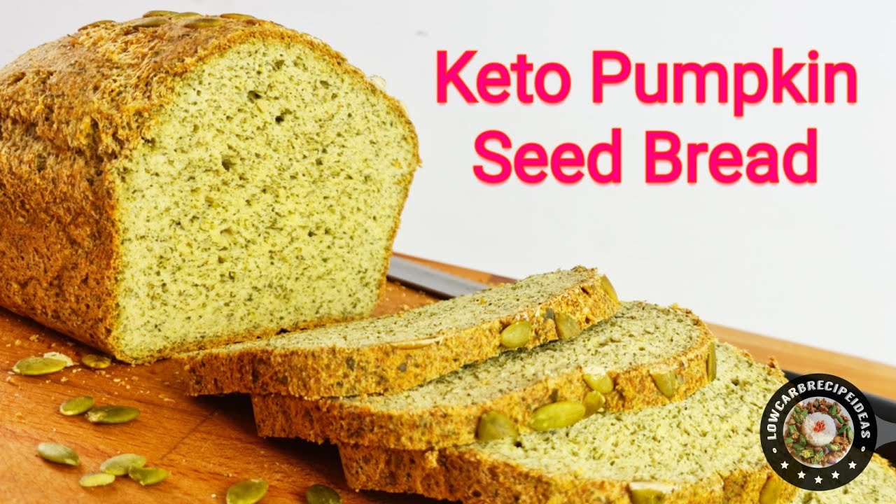 HOW TO MAKE KETO PUMPKIN SEED BREAD - SOFT, CRISPY WHEN TOASTED & ONLY 1.3 G NET CARB !