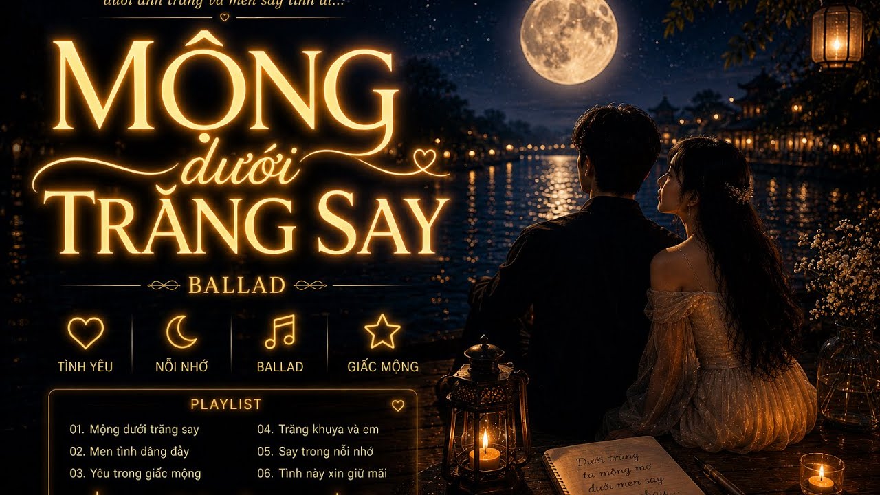 Mộng dưới trăng say ( Chill ) - Vũ Tâm & Suno #nhacai #nhachaymoingay #chill #classic #jazz