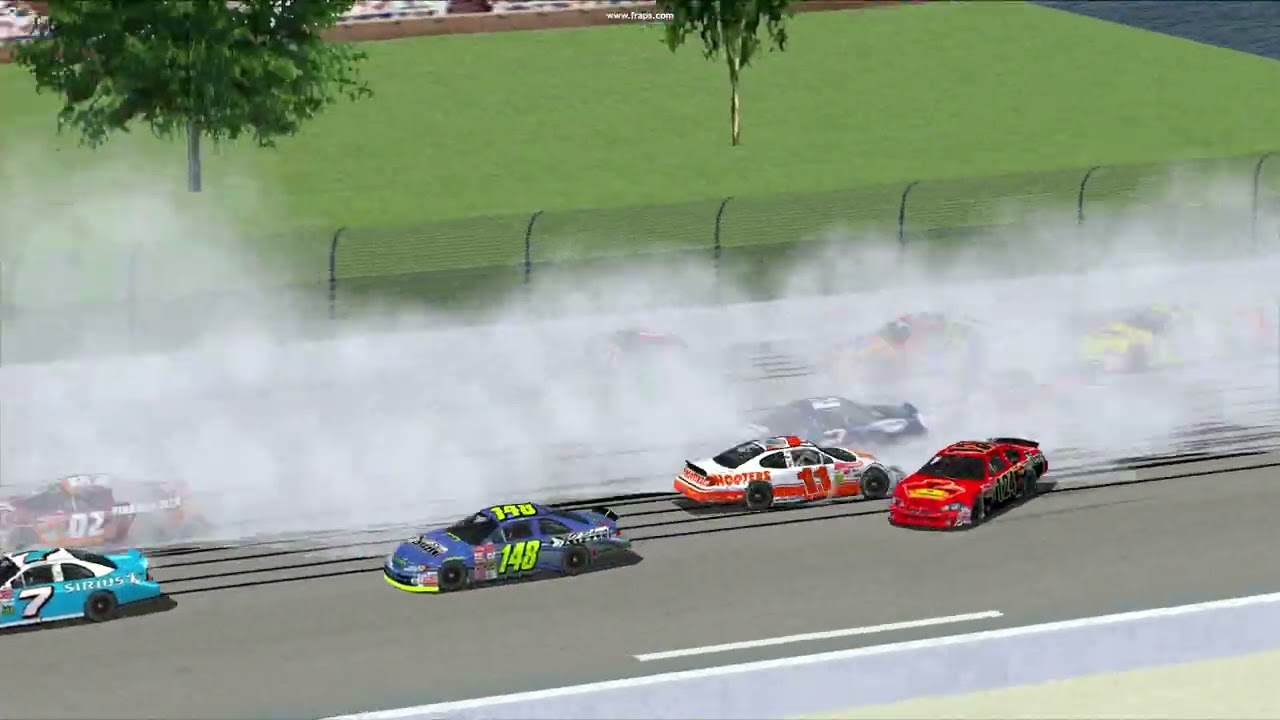 Nascar Racing 2003 Crashes, Blowovers and Flips #3