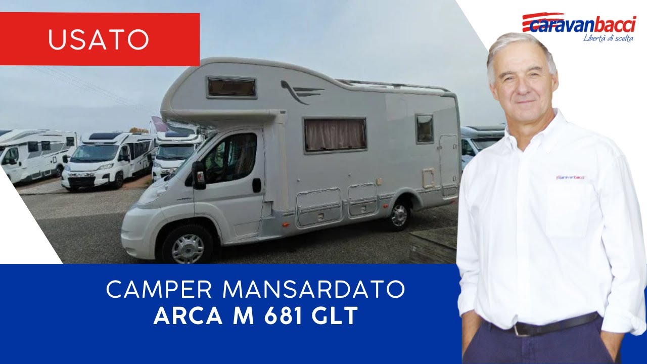 Arca M 681 GLT Usato|  Mansardato super accessoriato