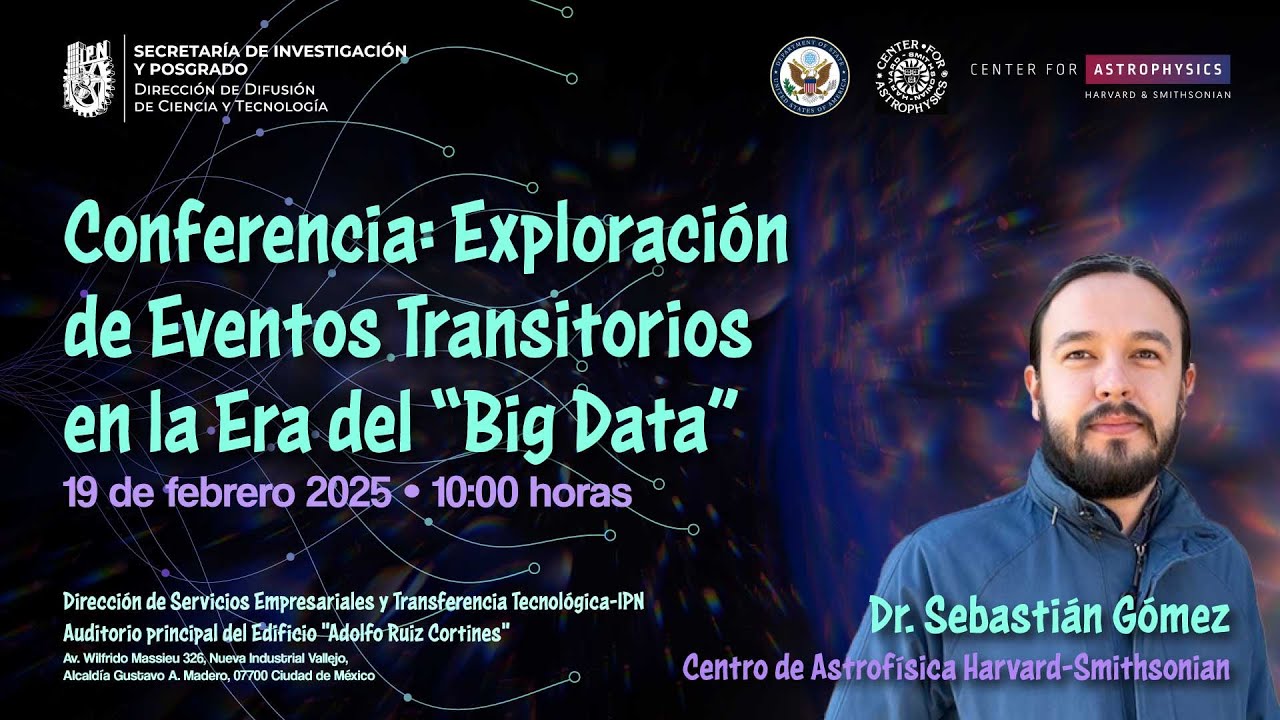 Conferencia: Exploración de Eventos Transitorios en la Era del 