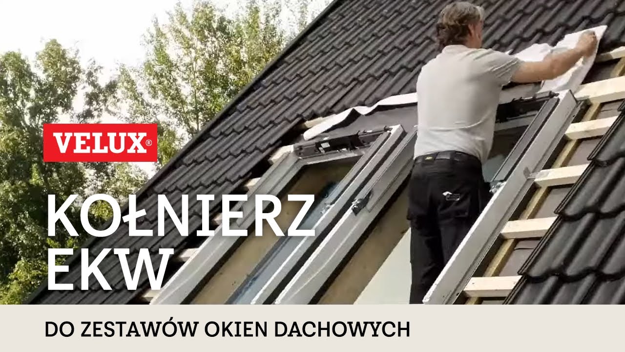 Kołnierz do ciepłego montażu VELUX EKW, do zestawów okien dachowych