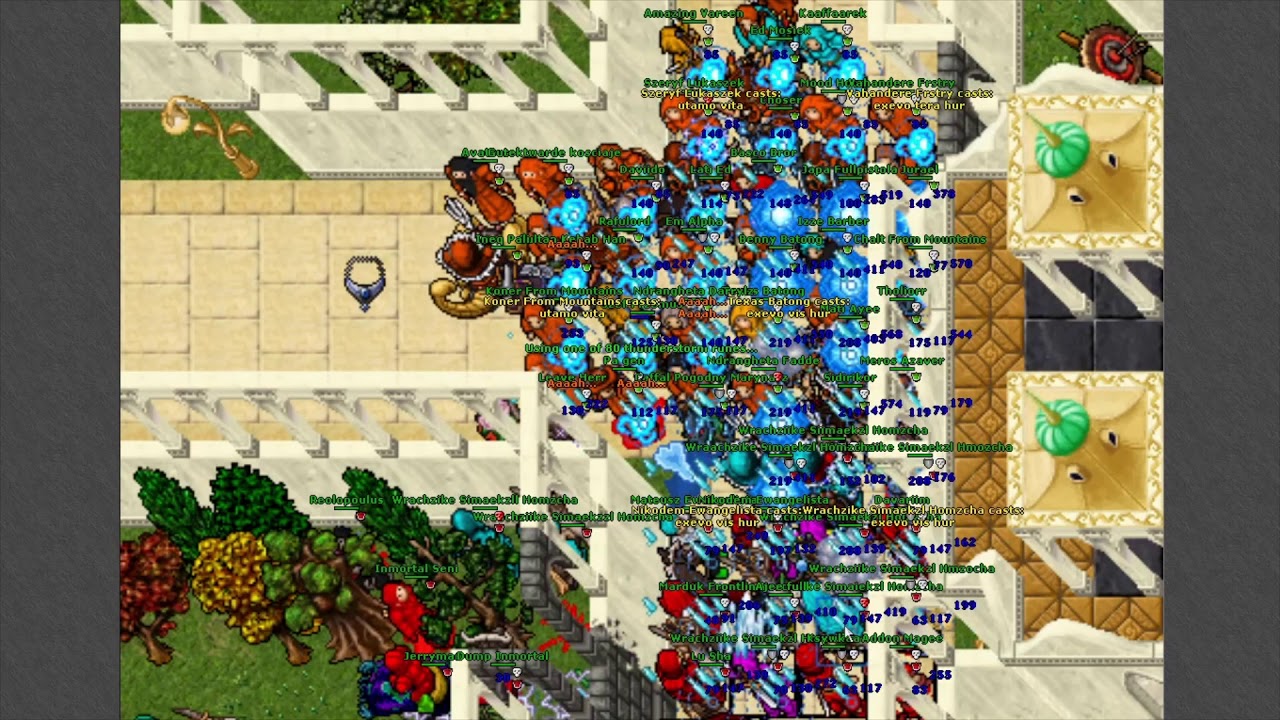 TIBIA [UNICA] WARMODE YALAHAR BATTLE FIRST DAY #2