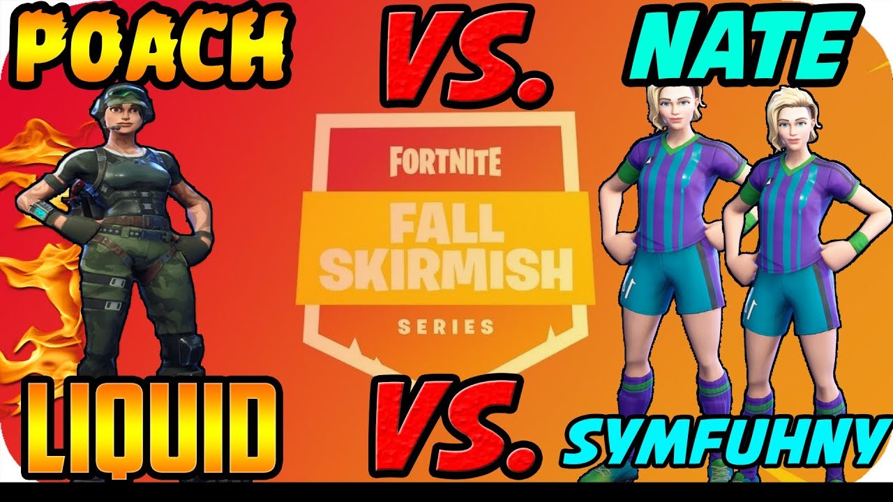 Liquid Poach VS Nate Hill & Symfuhny In Fortnite *Fall Skirmish* | Fortnite Battle Royale Highlights