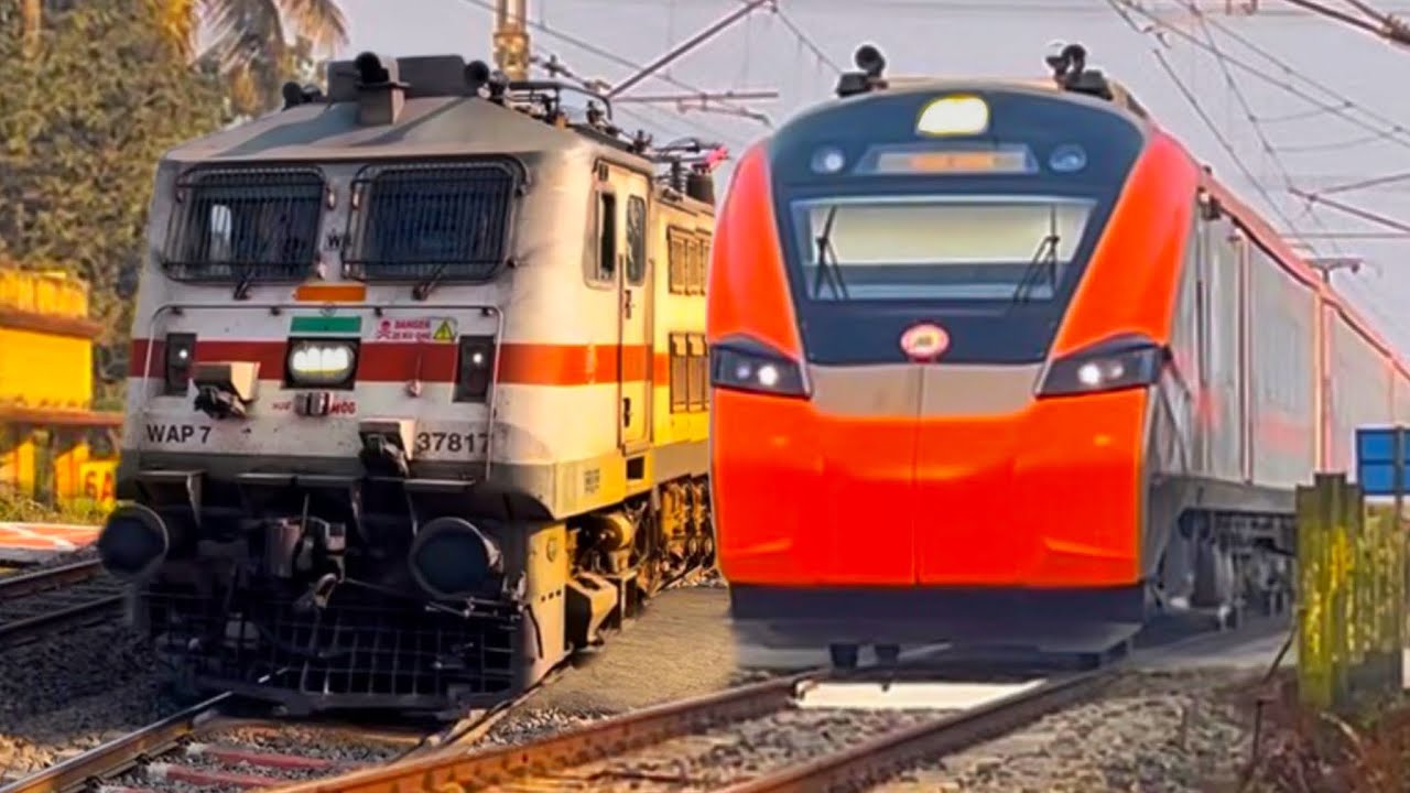 Furious 130 Kmph Speedy Train : Shatabdi + Janshatabdi + Tebhaga + Vande Bharat Sleeper Express | IR