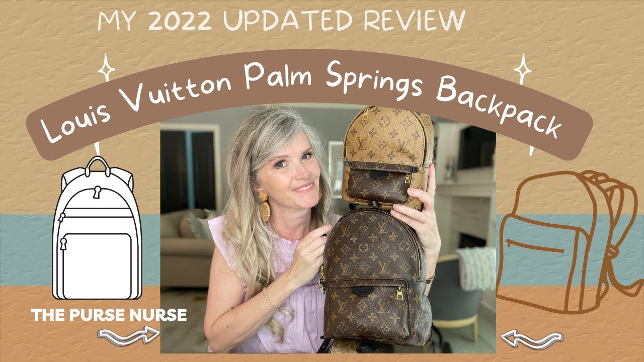 My 2022 Louis Vuitton Palm Springs Backpack Updated Review! ⭐️⭐️⭐️