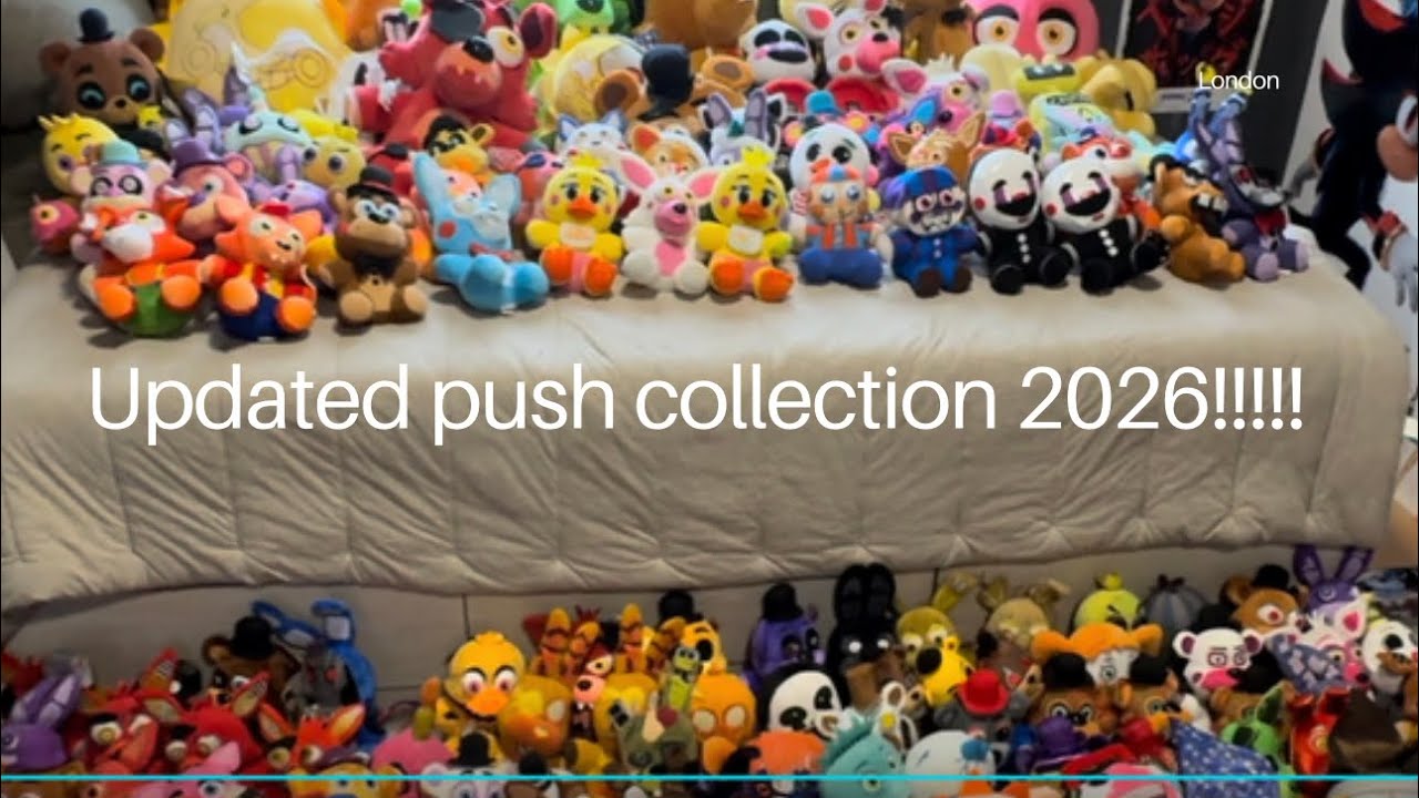 Fnaf plush collection 2026!!!!!