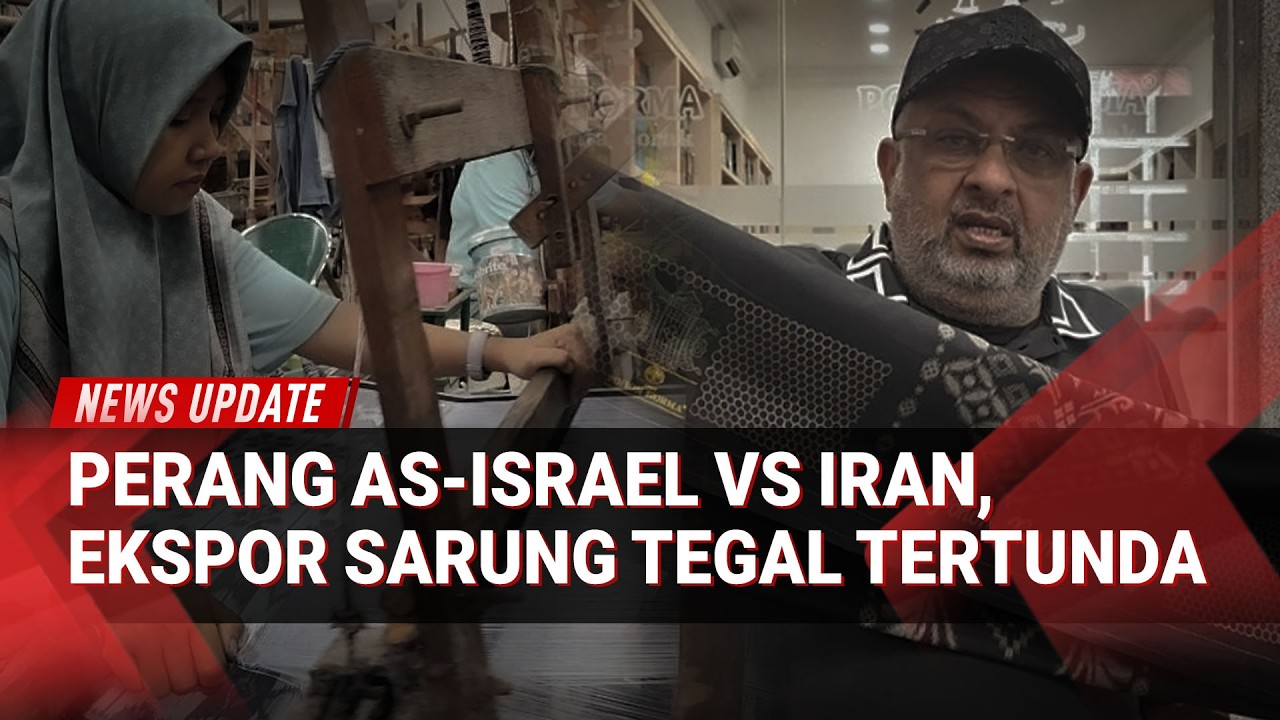 Perang AS–Israel ke Iran, Ekspor Sarung Tegal Rugi Ratusan Ribu Dolar