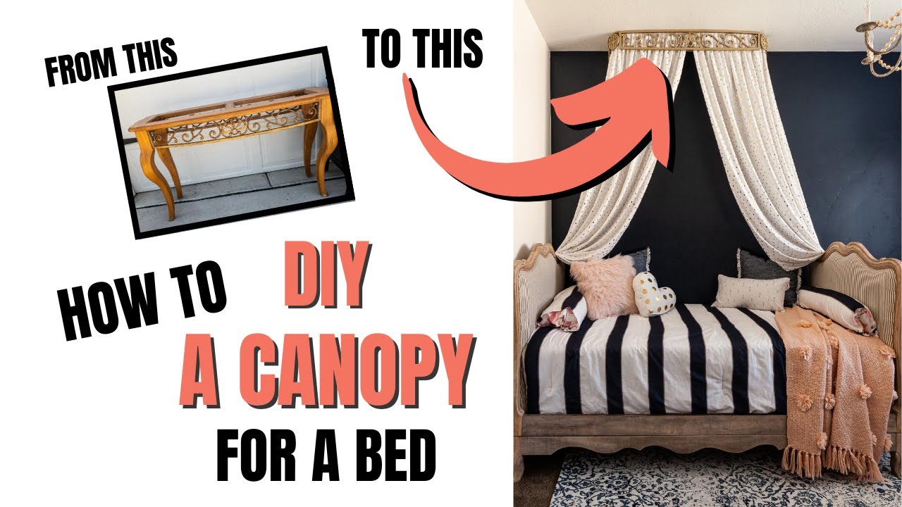 DIY Canopy for a Bed | Fit for a Princess