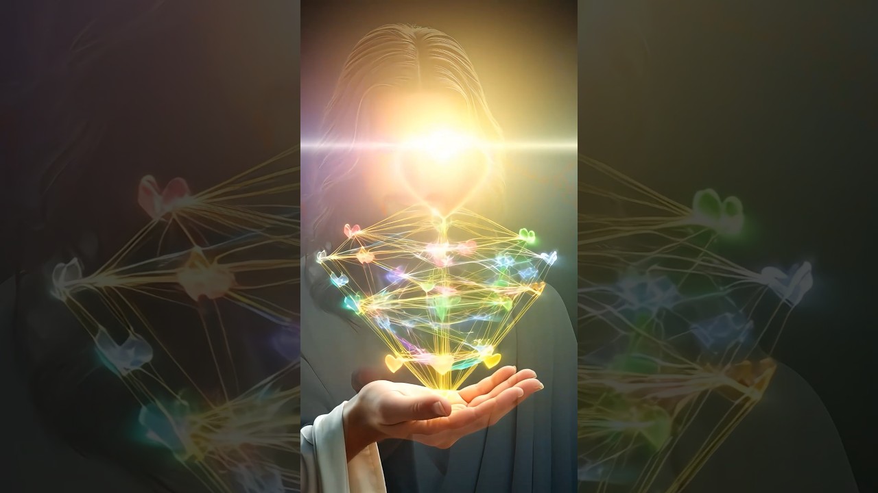 Web of Hearts: Divine Connections from Sacred Hands#SoulConnections#LoveNetwork#DivineLinkage