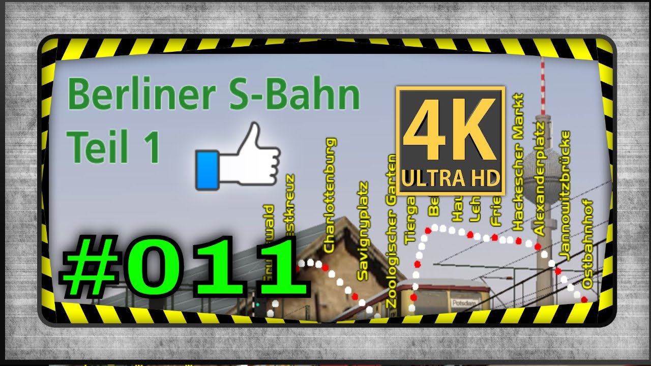 Microsoft Train Simulator Gameplay 4K – 011 – Berlin S Bahn - Frühberufsverkehr 1/2
