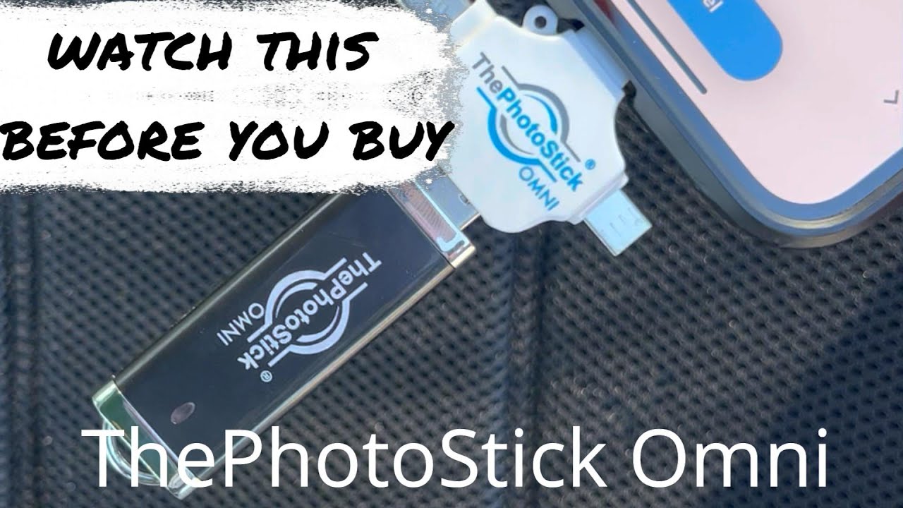 Demonstrating How EASY TO USE The PhotoStick Omni Storage Device Is *PRODUCT REVIEW*
