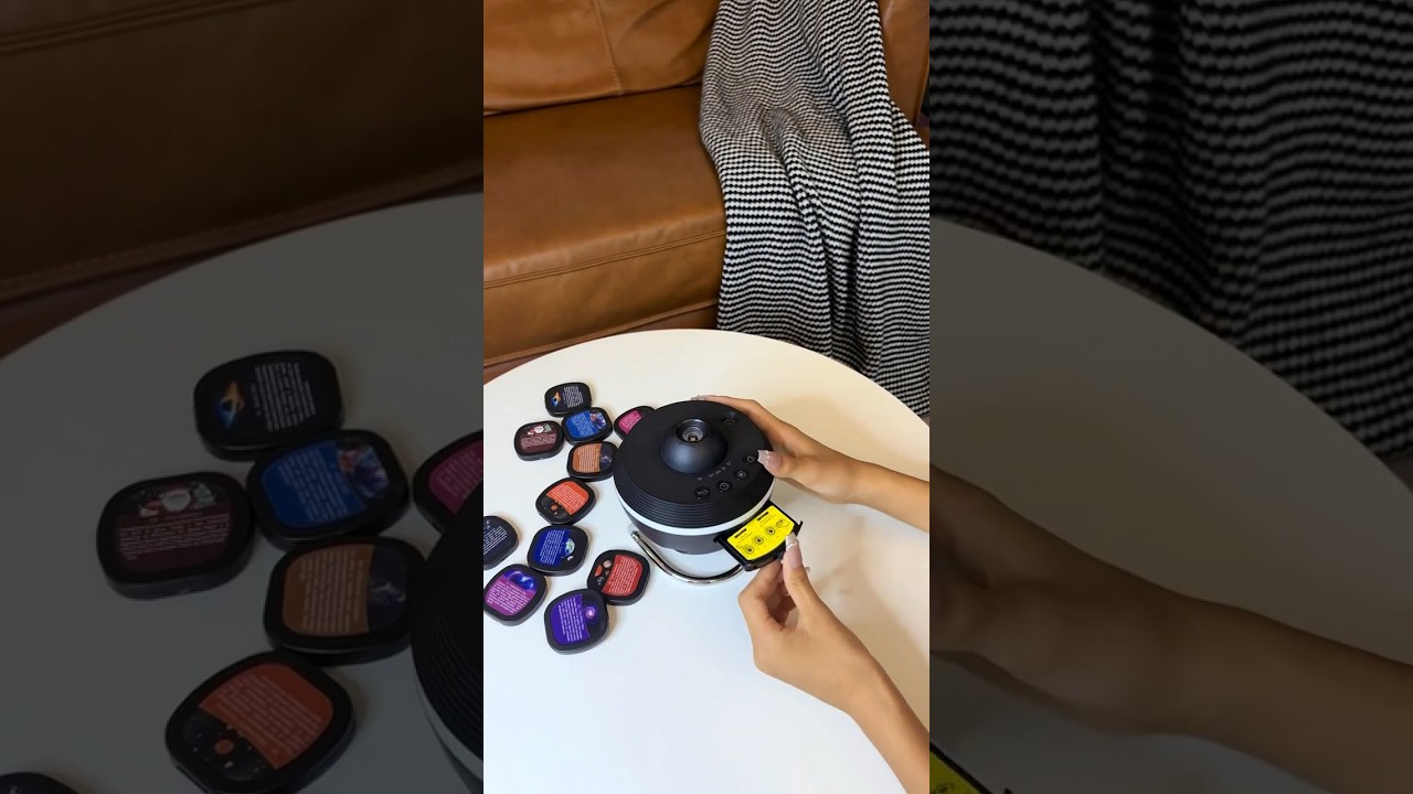 2024 the newest meteor Galaxy projector with 13 disks #projector #light #homedecor