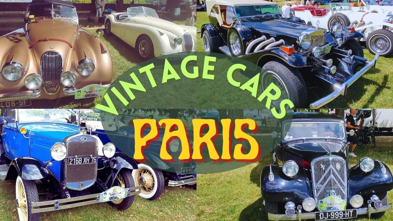 🚗 Part 2 - Vintage Cars & Legendary Oldtimers at a Retro Car Gathering in Paris🌿