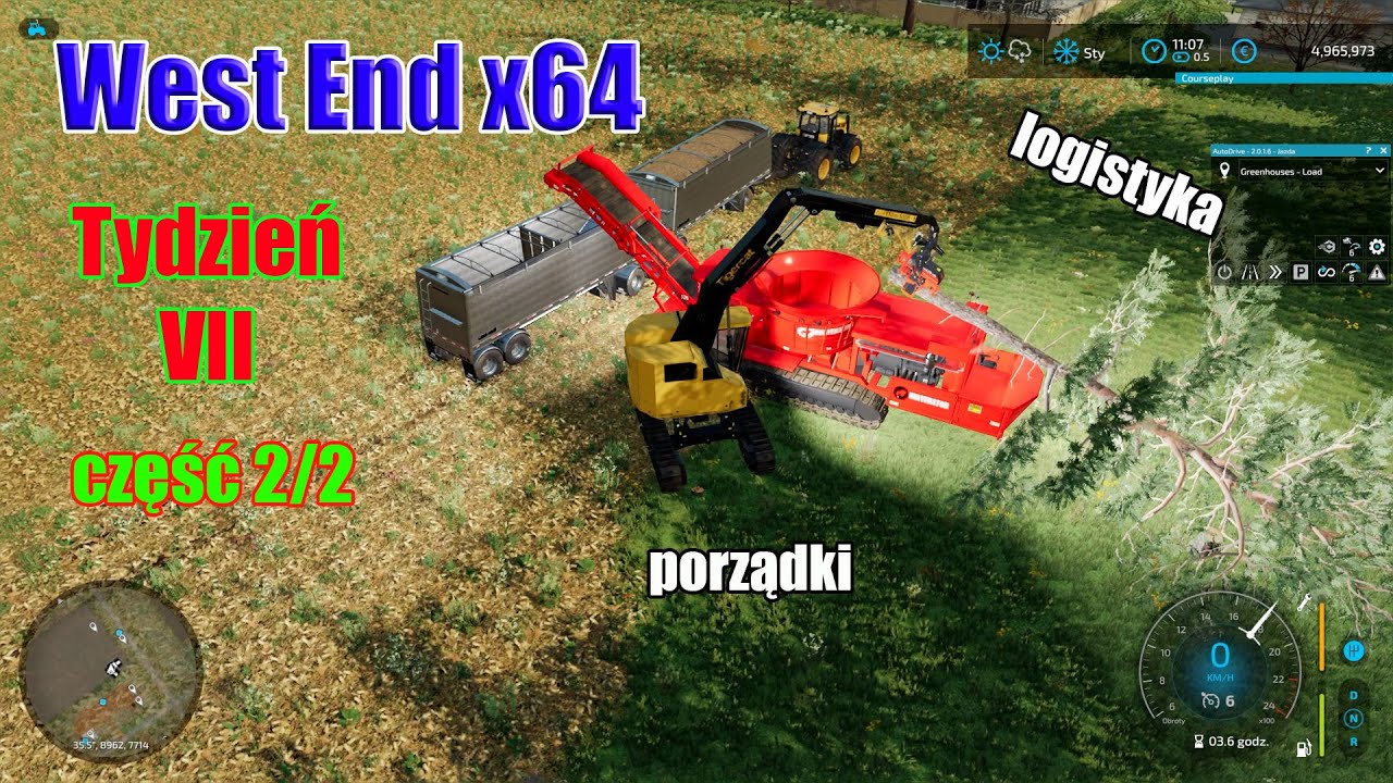 West End X64 fs22 Tydzień 7 część 2 porządki i logistyka