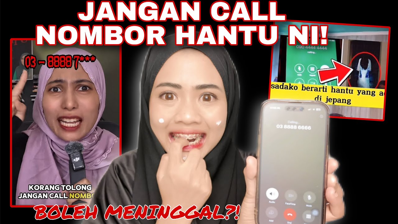 VIRAL JANGAN CALL NOMBOR HANTU NI‼️BOLEH MENlNGGAL?! JOM TRY!!