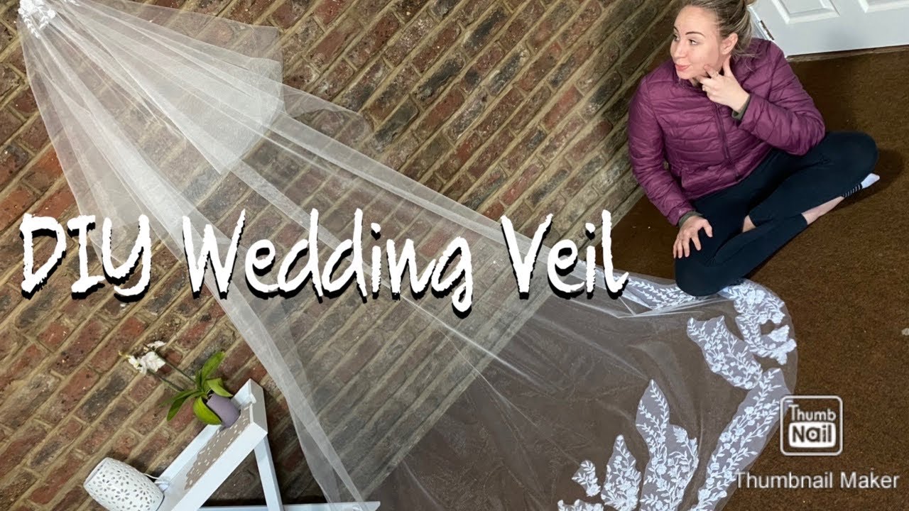 Easy DIY Wedding Veil | #cathedrallength #weddingveil #diy